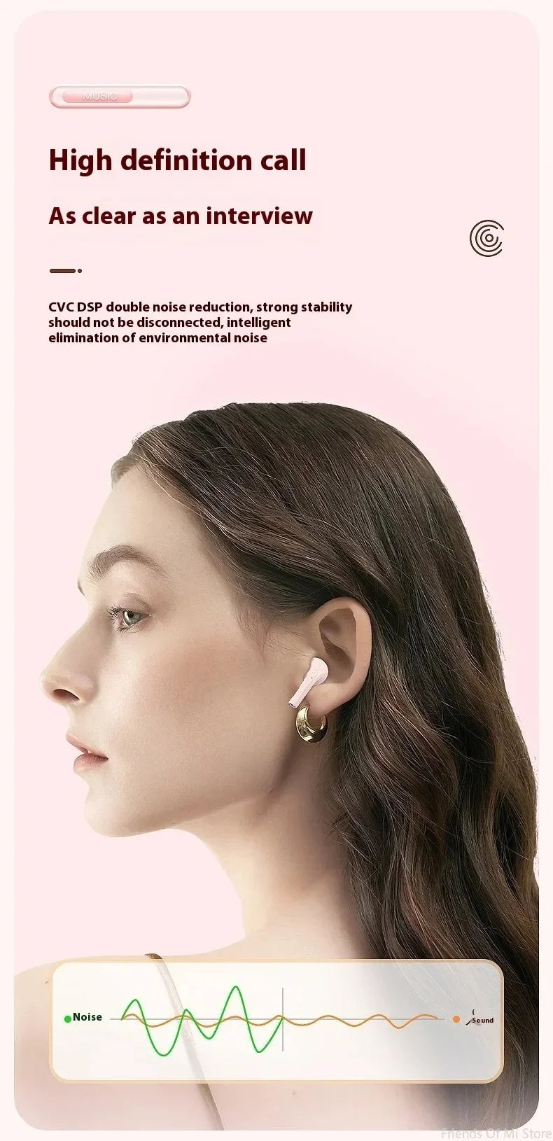 Auriculares Bluetooth Xiaomi TWS Impermeables con Sonido Estéreo