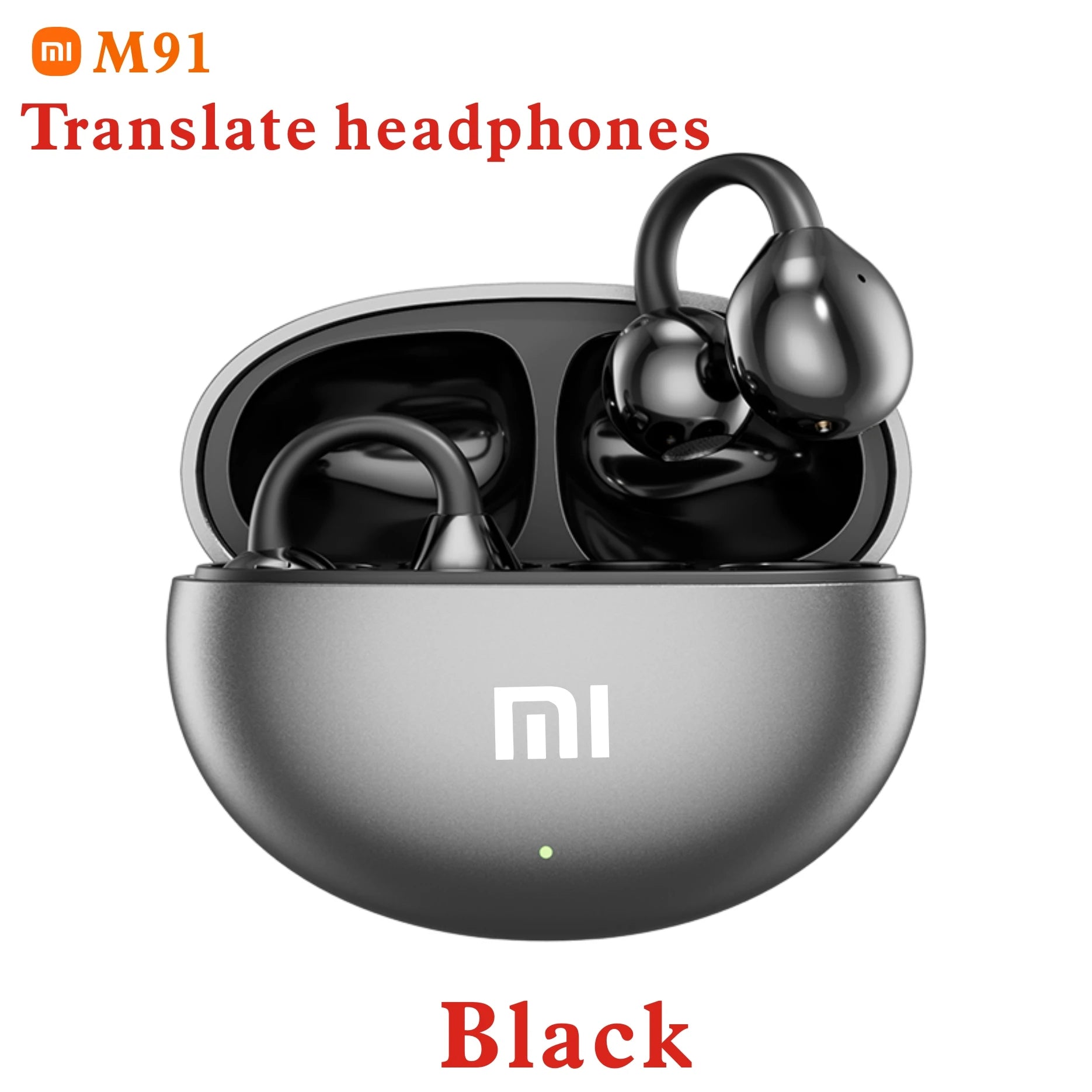 Auriculares de Traducción Inalámbricos XIAOMI M91 con Clip Abierto para Oreja, Bluetooth 5.4,