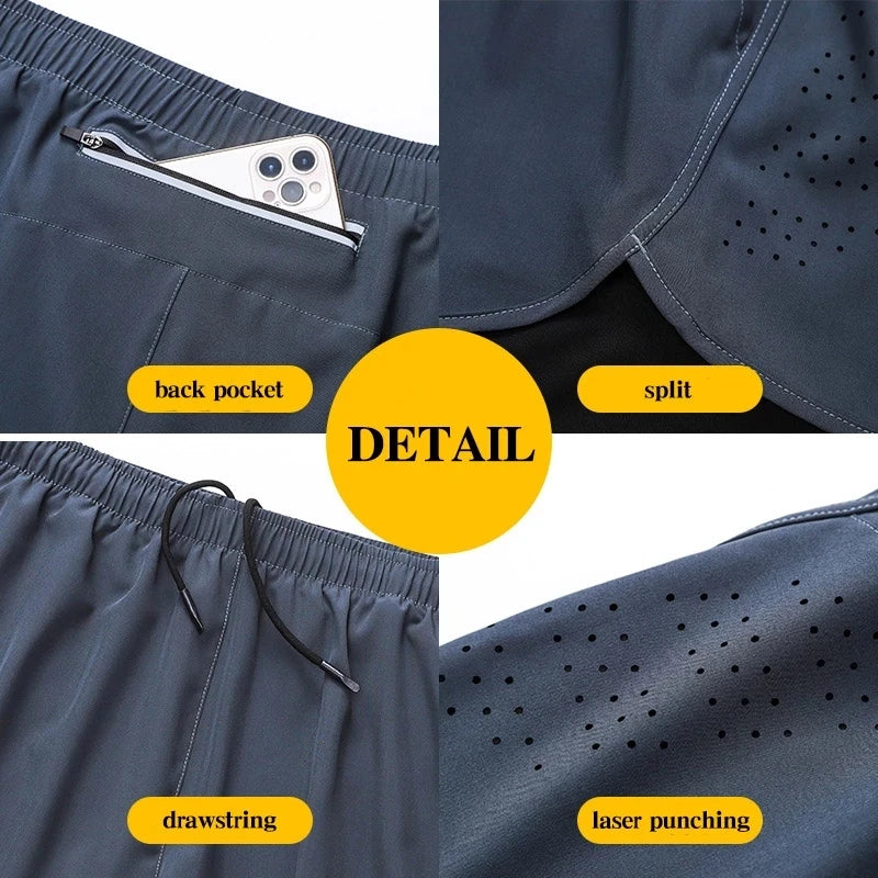 Pantalones Cortos para Hombres de Running, de Secado Rápido