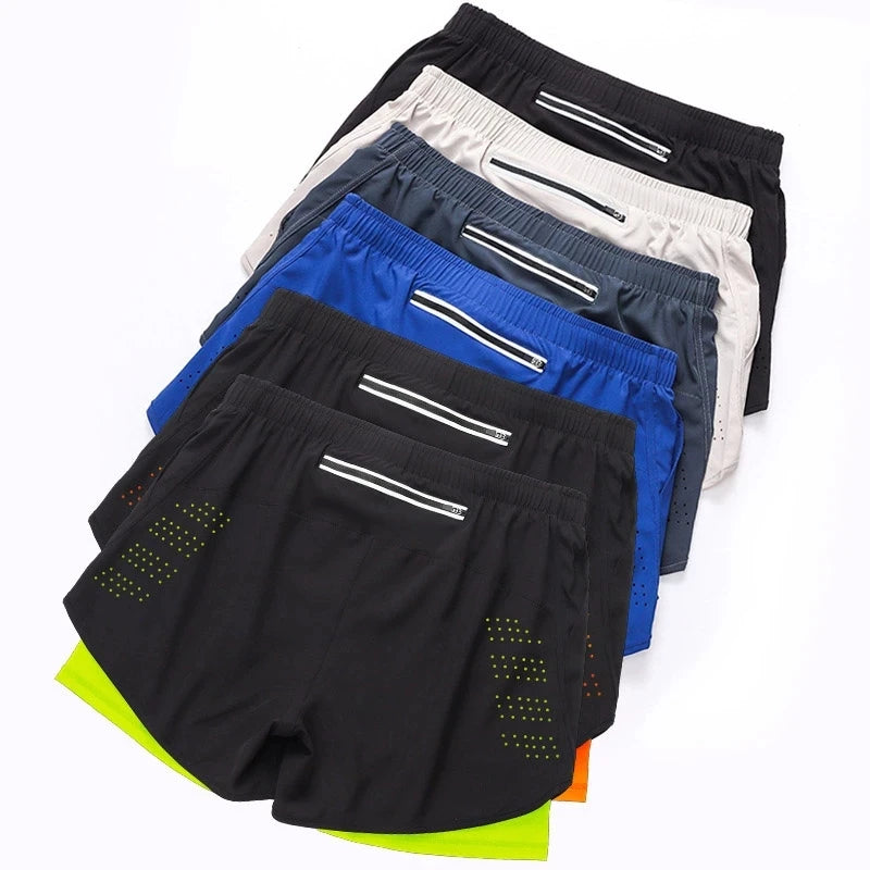 Pantalones Cortos para Hombres de Running, de Secado Rápido