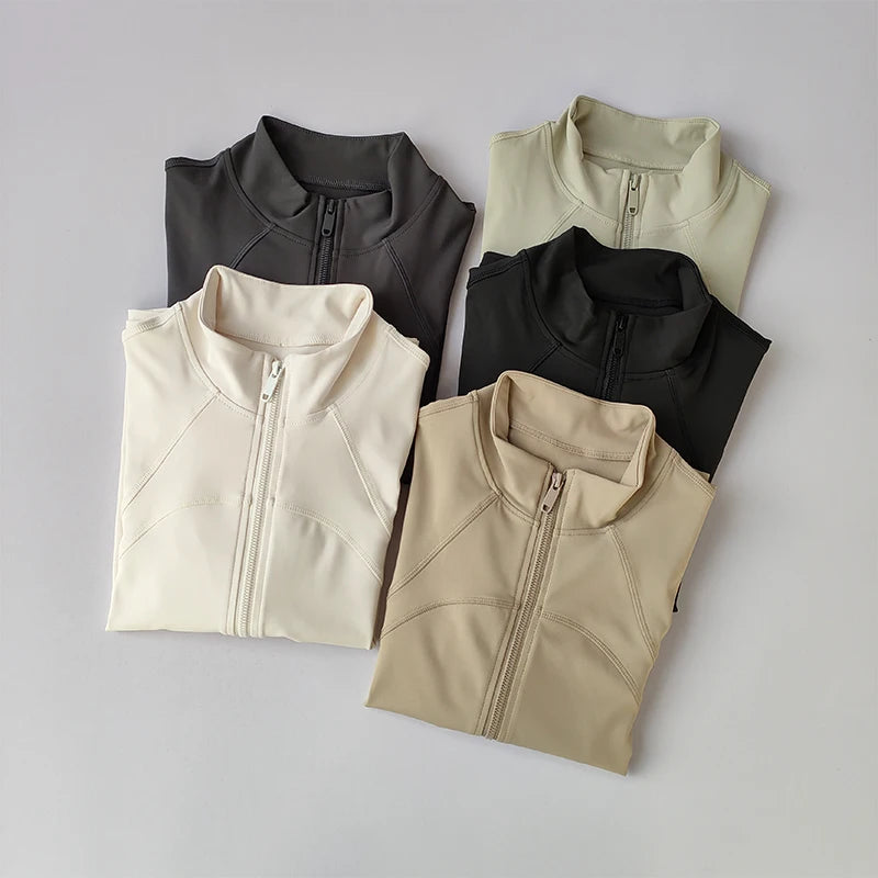 Chaqueta flexible de yoga mujeres