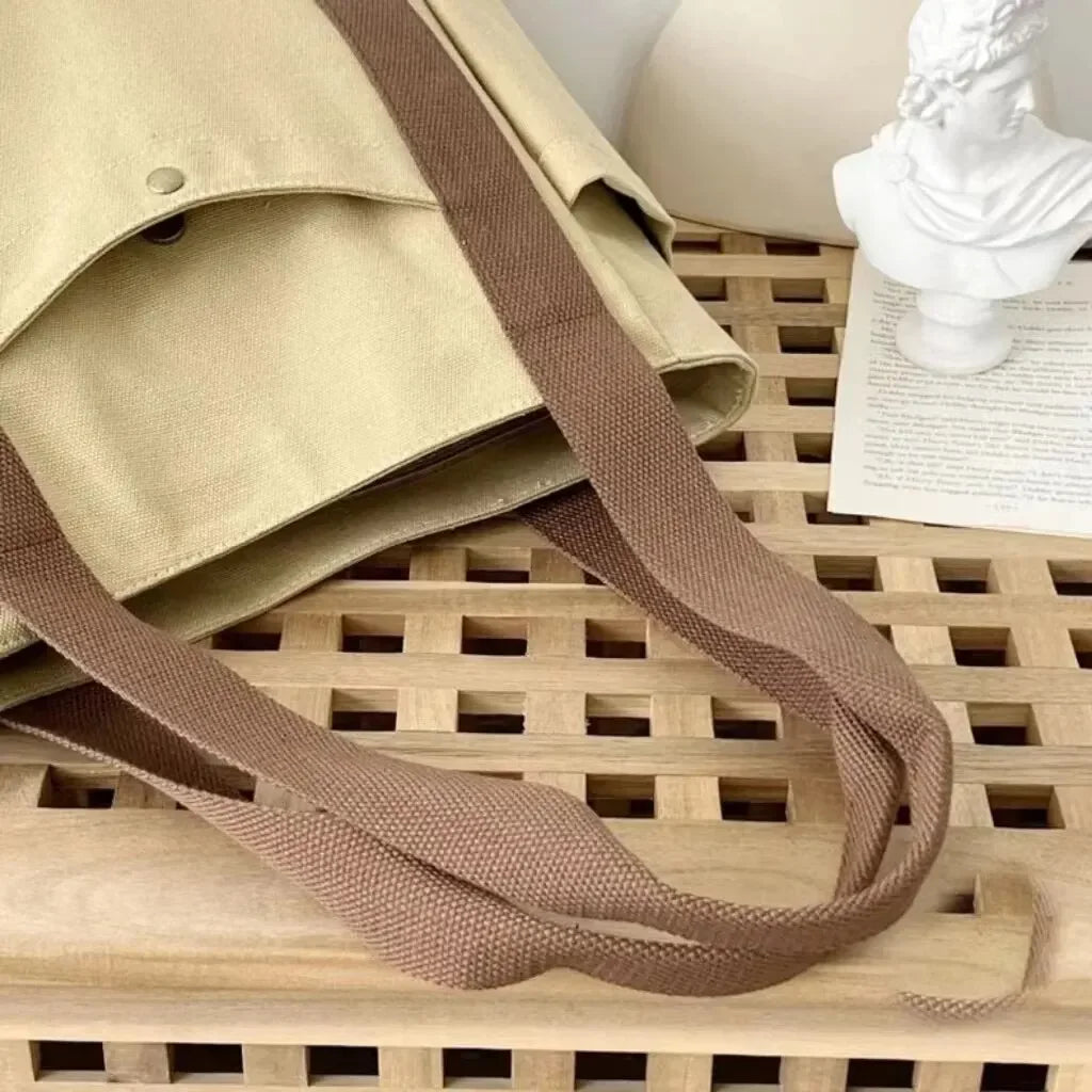 Bolso de lona de gran capacidad