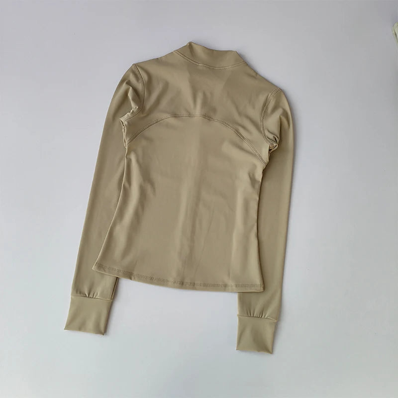 Chaqueta flexible de yoga mujeres