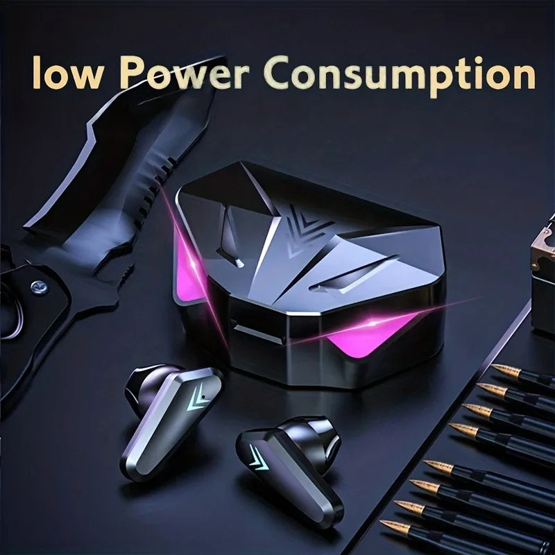 TWS Bluetooth Wireless Gaming Earbuds with LED Display