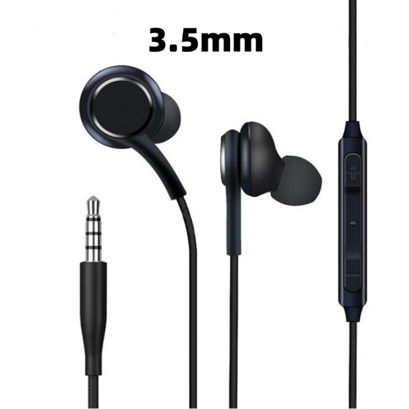 Original Type-C Wired Earphones for Samsung – Premium Sound for Galaxy S23, S22, S21, A54, A34 & More