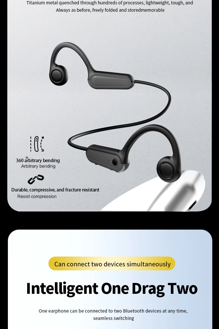 Xiaomi Mijia Bone Conduction Earphones – Bluetooth 5.3 Sports Wireless Headset for Running & Driving