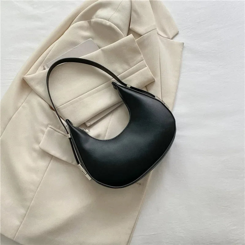 Bolso Hobo de Hombro de Cuero Sintético de Lujo y Moda para Mujer