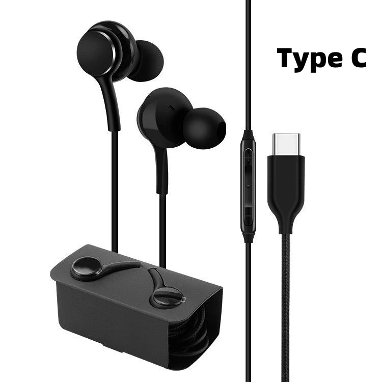 Original Type-C Wired Earphones for Samsung – Premium Sound for Galaxy S23, S22, S21, A54, A34 & More