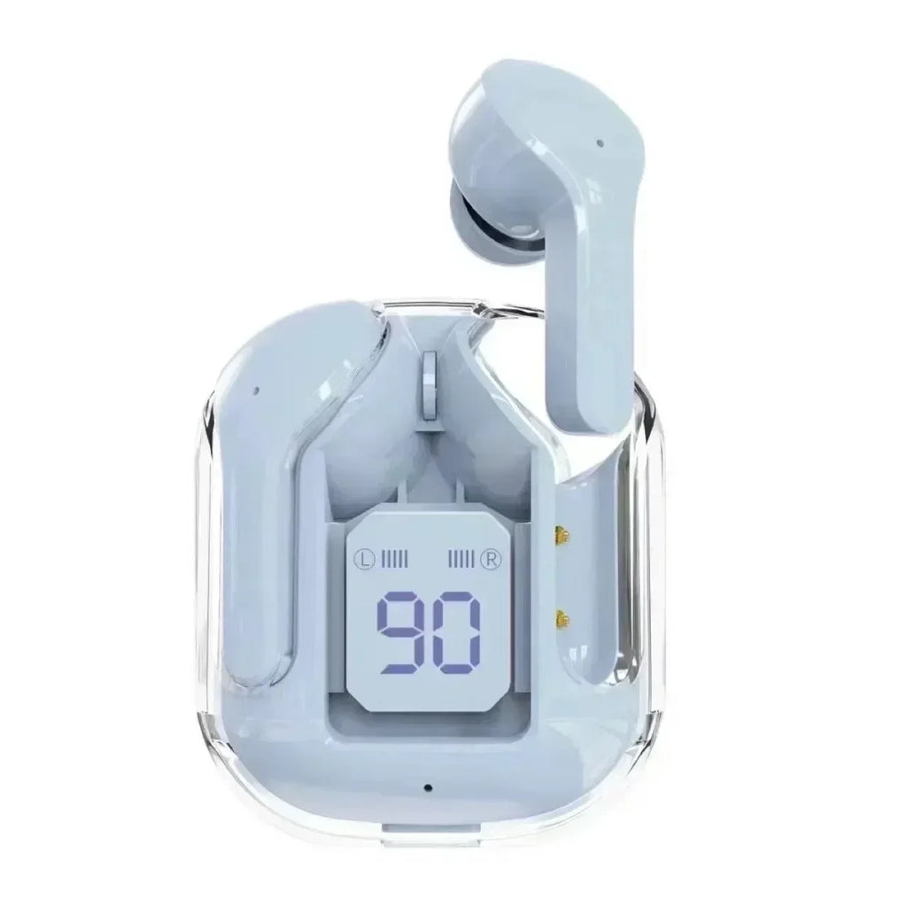 Original T2 Transparent Wireless Bluetooth Earbuds – HiFi Stereo Sound with LED Power Display, Compatible with Xiaomi