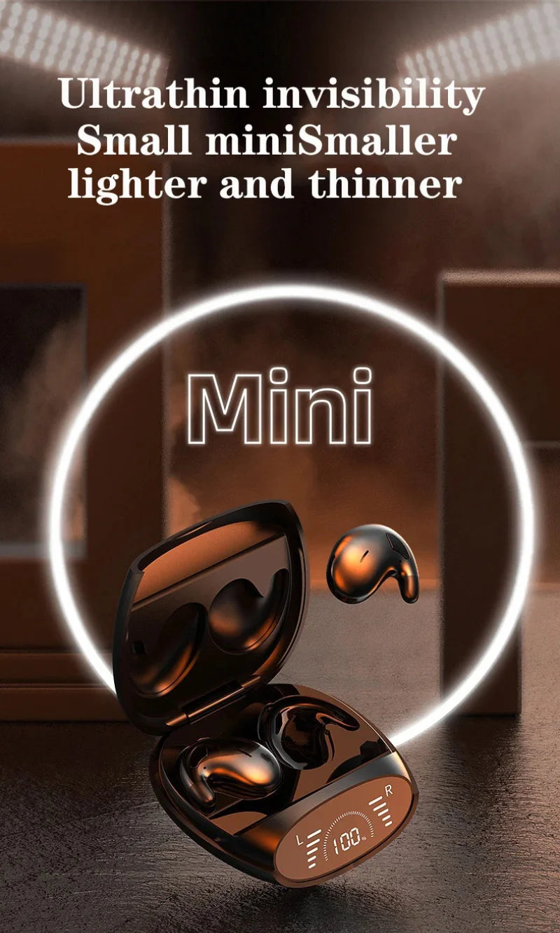 Xiaomi Mijia Sleep Invisible Earbuds – Tiny Bluetooth 5.3 Stereo Earphones with Hidden Noise Cancelling