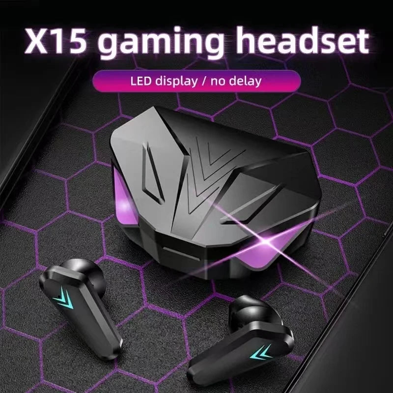 TWS Bluetooth Wireless Gaming Earbuds with LED Display