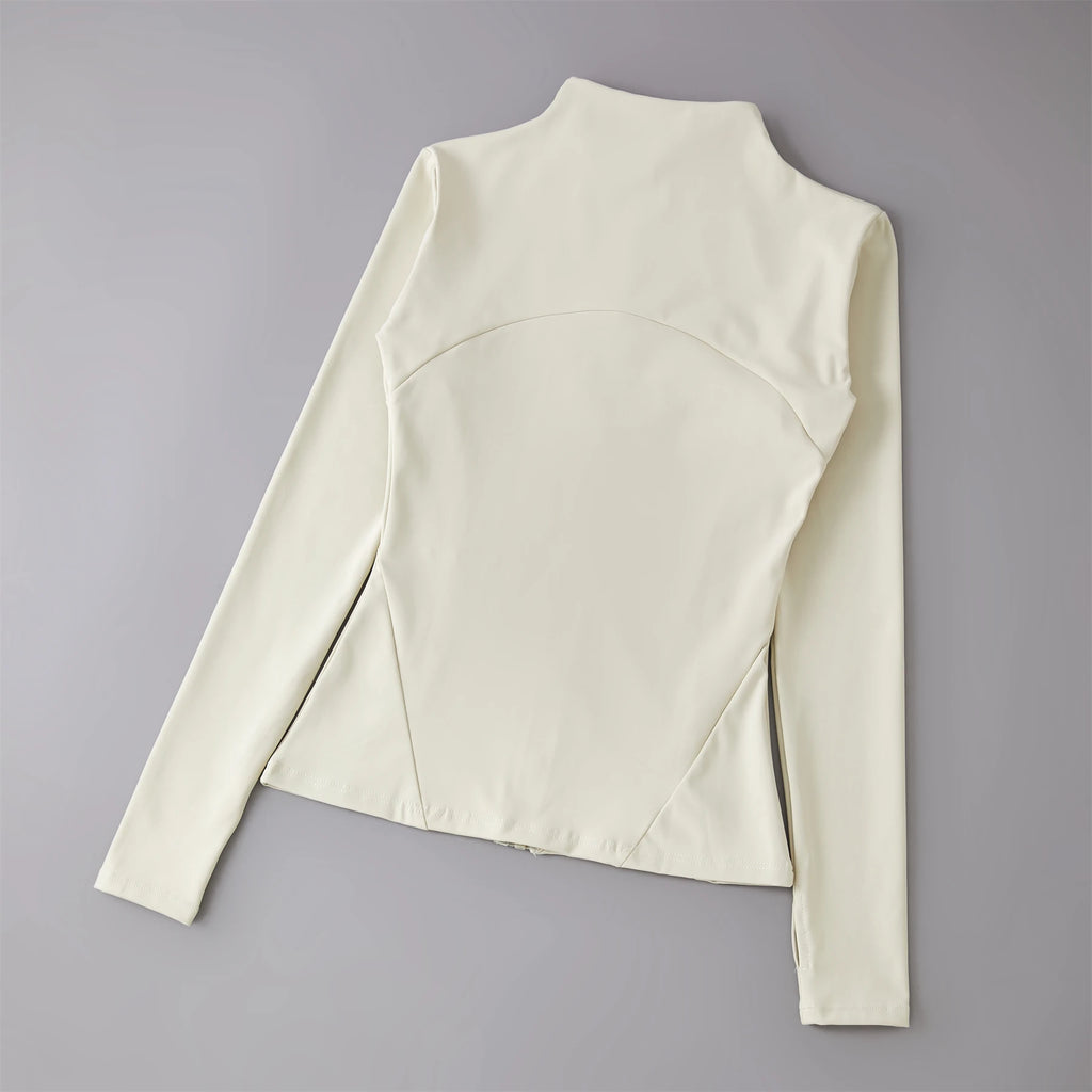 Sudadera de manga larga Chaquetas deportivas Tops para mujer Tops de