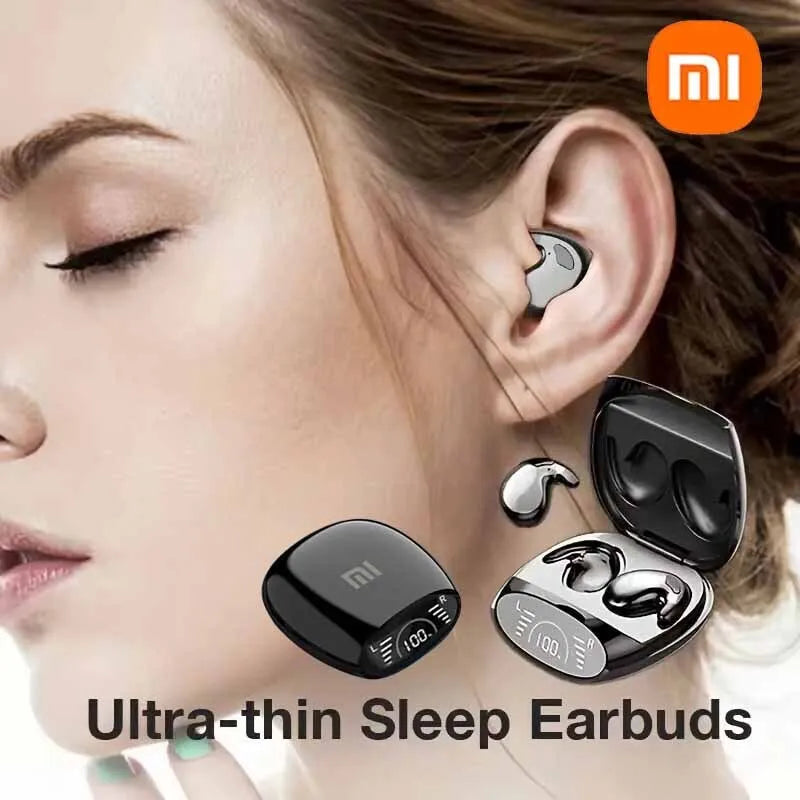 Xiaomi Mijia Sleep Invisible Earbuds – Tiny Bluetooth 5.3 Stereo Earphones with Hidden Noise Cancelling